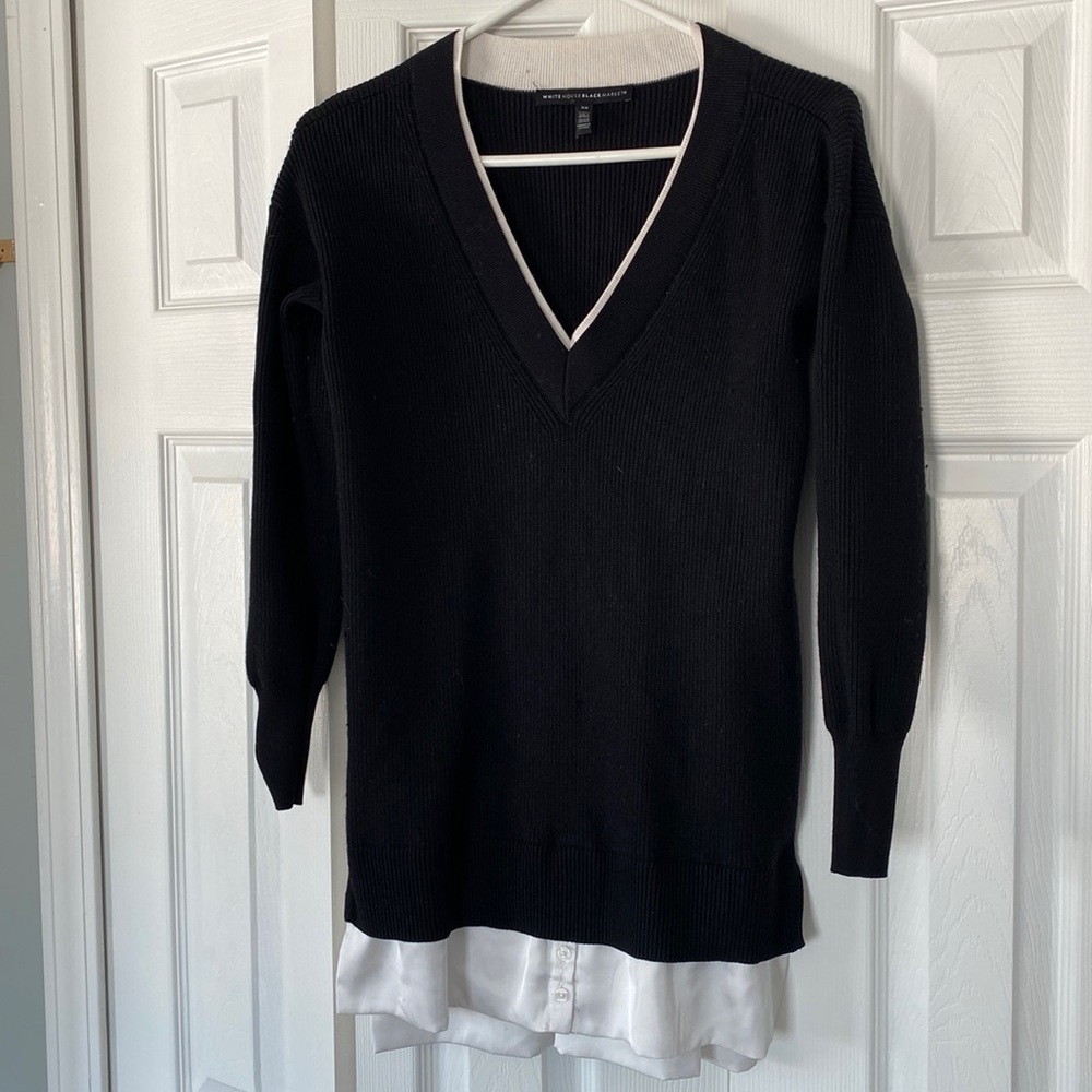 White House Black Market Tunic Sweater